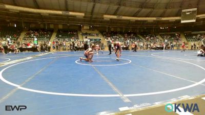 130 lbs Consolation - Wyatt Autrey, Locust Grove Youth Wrestling vs HollyJo Fansler, Verdigris Youth Wrestling