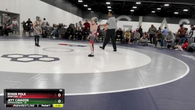 55 lbs Semis & 1st Wrestleback (8 Team) - Jett Cavazos, Untouchables vs Ryker Polk, Rebellion