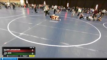 195 lbs Cons. Round 2 - Elijah Lafountain, WI vs Izik Sims, MO