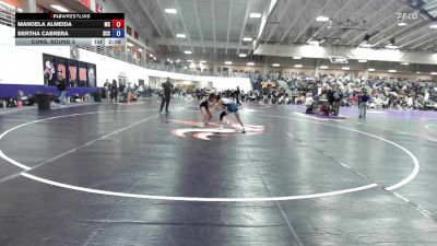 103 lbs Cons. Round 3 - Bertha Cabrera, Southeast CC vs Manoela Almeida, Montreat