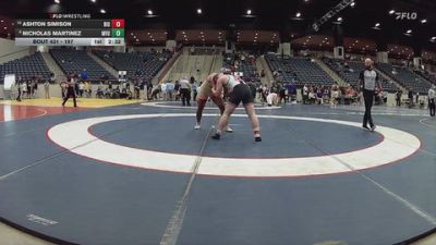 197 lbs Cons. Round 3 - Ashton Simison, University Of Rio Grande vs Nicholas Martinez, Missouri Valley