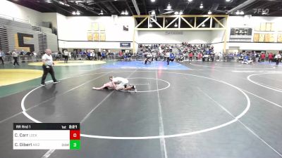 133C lbs Rr Rnd 1 - Clayton Carr, Lock Haven vs Carter Dibert, Arizona State