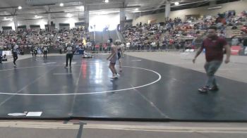 A 132 lbs Quarterfinal - Gage Goetz, Creek Wood High School vs Tristen Fowler, Alcoa High School