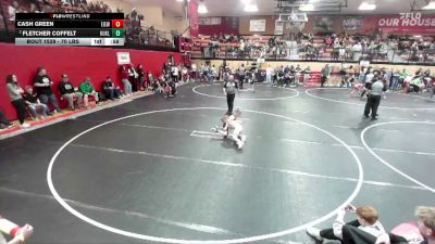 70 lbs Semis - Cash Green, East Idaho Elite Wrestling Club vs Fletcher Coffelt, Kuna Klub