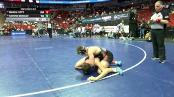 1A-165 lbs Cons. Round 3 - Mason Hoyt, Iowa Valley, Marengo vs Nathan Bentler, West Central Valley