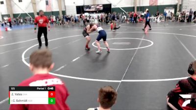 125 lbs Quarterfinal - Credence Schmidt, Norris vs Zaiden Yates, Siouxland Wrestling Academy