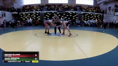 175 lbs Champ. Round 1 - Gavin Herndon, SPRINGFIELD(Akron) vs Graydn Sillman, NORTHWEST