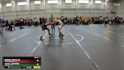 106 lbs Round 1 (6 Team) - Brock Beckler, Dragonball GT vs Evan Lisowski, Team GT