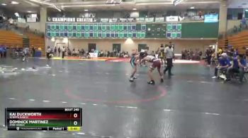 106 lbs Cons. Round 3 - Kai Duckworth, Scripps Ranch vs Dominick Martinez, Otay Ranch