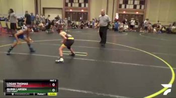 65 lbs Cons. Round 4 - Logan Thomas, Wrecking Crew vs Quinn Larsen, Yale Street