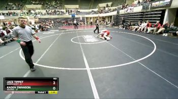 182 lbs Semis & 1st Wrestleback (8 Team) - Jace Tippet, North Scott vs Kaden Swanson, Holmen