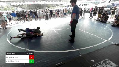 144 lbs Round Of 16 - Matthew Molina, SoCal Hammers vs Aaron Rodgers, Rebel WC