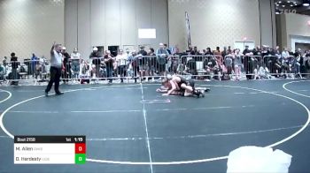 138 lbs Round Of 128 - Micah Allen, Oakdale WC vs Danny Hardesty, Legends Of Gold LV