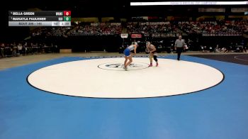 145 lbs 1st Place Match - Makayla Faulkner, Basehor-Linwood HS vs Bella Green, Wichita-Kapaun Mt. Carmel HS
