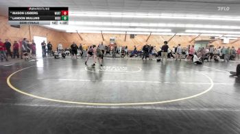 160 lbs Semifinal - Mason Lisberg, Wurtsboro vs Landon Mullins, Webster