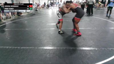 285 lbs Round 3 - Fred Toney, N/a vs Joshua Modenou, Compound Wrestling
