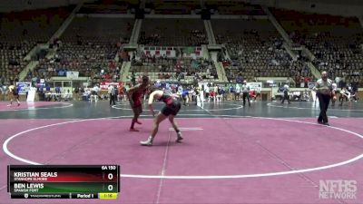 6A 150 lbs Quarterfinal - Kristian Seals, Stanhope Elmore vs Ben Lewis, Spanish Fort