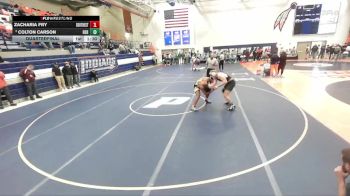 215 lbs Quarterfinal - Colton Carson, Herscher vs Zacharia Fry, Springfield (Southeast)