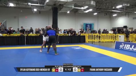 Frank Anthony Riccardi vs Dylan Agyemang Osei-Mensah Jr 2026 Pan IBJJF Jiu-Jitsu No-Gi Championship