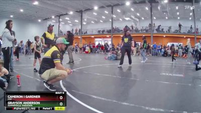 65 lbs Champ. Round 1 - Cameron I Gardner, C2X vs Grayson Anderson, Summerville Takedown