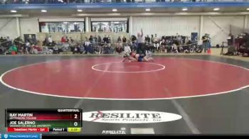 165 lbs Quarterfinal - Joe Salerno, Washington And Lee University vs Ray Martin, Gettysburg College