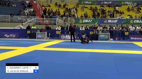 LUCAS EDUARDO F. LEITE vs RENAN JÚLIO DE ARAUJO XAVIER 2023 Brasileiro Jiu-Jitsu IBJJF