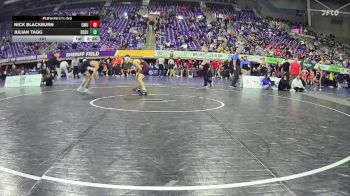 141 lbs Round 5 (6 Team) - Julian Tagg, South Dakota State vs Nick Blackburn, Central Michigan