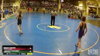 106 lbs Champ. Round 1 - JORDAN M DOCKERY, Green Valley vs Brady Porter, Spanish Springs