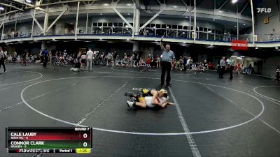 76 lbs Round 7 (8 Team) - Connor Clark, Kraken vs Cale Lauby, NOVA WC