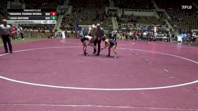 6-7A 132 Quarterfinal - Leah Guthrie, Gulf Shores vs Brianna Torres Rivera, Baker HS