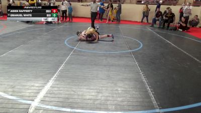 120_B lbs Consolation - Aiden Rafferty, Brookville vs Emanuel White, Highlands