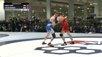 Champ. Round 1 - Rhett Peak, NYAC vs Dylan Koontz, Dubuque RTC/ Titan Mercury Wrestling Club (TMWC)