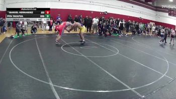 285 lbs Quarterfinal - Pita Takafua, Durango vs Manuel Hernandez, Arbor View