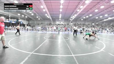 126 lbs Rr Rnd 2 - David Bowman, The Asylum Red vs Noah Hernandez, Broad Axe Wrestling Academy HS2