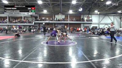 133 lbs Cons. Round 2 - Gavin Kiger, Cornell College vs Khadyn Jacobs, Augustana (IL)