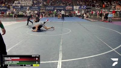 D 2 175 lbs Semifinal - Carter Macha, Teurlings Catholic vs Kaleb Sanders, Lakeshore