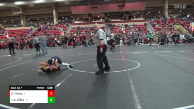 100 lbs Semifinal - Brayden Gilles, Hutchinson vs Brig Hung, Liberty