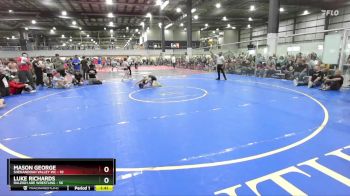 106 lbs Round 2 (6 Team) - Luke Richards, RALEIGH ARE WRESTLING vs Mason George, SHENANDOAH VALLEY WC