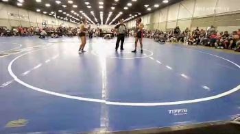 120 lbs Rr Rnd 4 - Chanelle Alburg, Oklahoma Supergirls vs Miliyah Pacheco, Untouchable Mollywhoppers