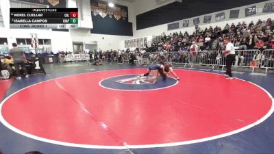 125 lbs Cons. Round 1 - Norel Cuellar, Colton vs Isabella Campos, Chaparral