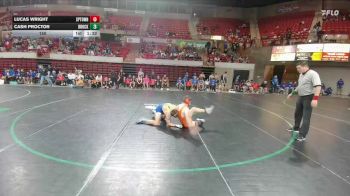 150 lbs Round 1 - Rr1 - Lucas Wright, Springtown vs Cash Proctor, Brock