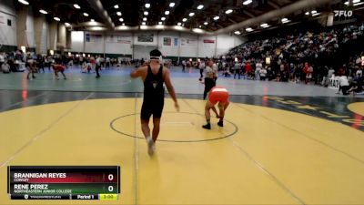 197 lbs Champ. Round 2 - Rene Perez, Northeastern Junior College vs Brannigan Reyes, Cowley