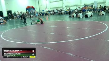 157 lbs Semis & Wb (16 Team) - Brayden Ranauto, Team Delaware vs Landon Lintermoot, Foxfire Wrestling Club