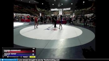 132 lbs Round 2 (16 Team) - Damien Rodriguez, TCWA vs Mason Yamat, BAWA