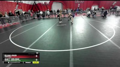 119 lbs Champ. Round 1 - Rhett Welsing, Denmark Wrestling Club vs Elijah Joles, Wisconsin