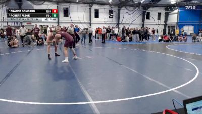 Elite 184 lbs 1st Place Match - Brandt Bombard, Augsburg College vs Robert Flege, Wisconsin-La Crosse