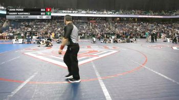 5A 190 lbs Cons. Semi - John Perez, Rockingham County vs Harry Hartwell, West Rowan High School