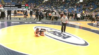 115 lbs Cons. Round 1 - Autumn Starr, Bloomington (H.S.) vs Angelina Manlapaz, Villa Park (Willowbrook)