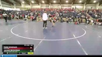 145 lbs Quarterfinal - Mark Gonzalez, Westlake vs Zayden Beckstrom, Wasatch Wrestling Club