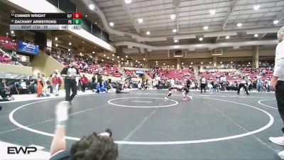 52 lbs Champ. Round 1 - Zachary Armstrong, Platte County vs Conner Wright, SlyFox